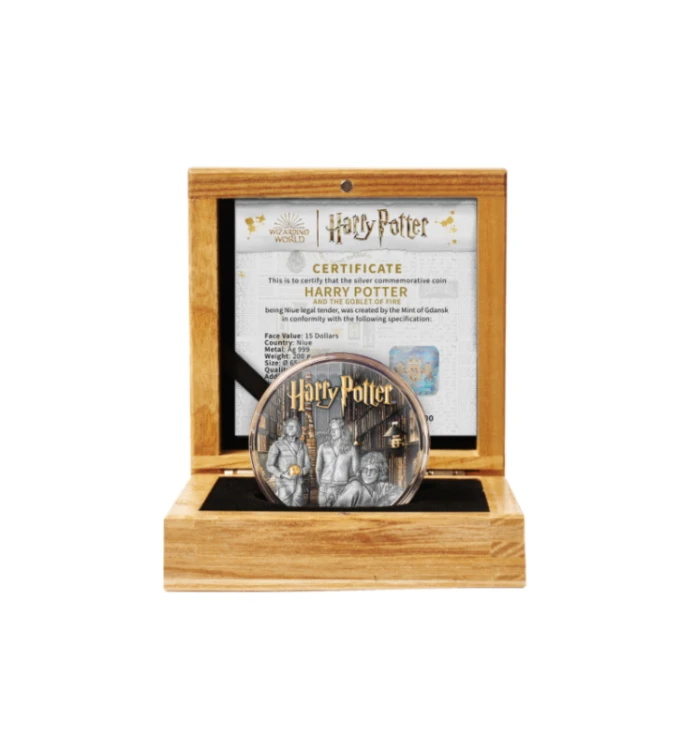 15 $, Harry Potter i Czara Ognia, Srebrna moneta