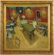 Srebrna moneta 1$ Nocna kawiarnia Vincent Van Gogh rewers