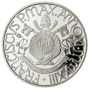 Srebrna moneta 10€ Św. Jakub Większy Seria: Dwunastu Apostołów