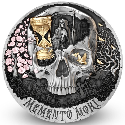 2000 Franków CFA, Memento Mori, Srebrna moneta