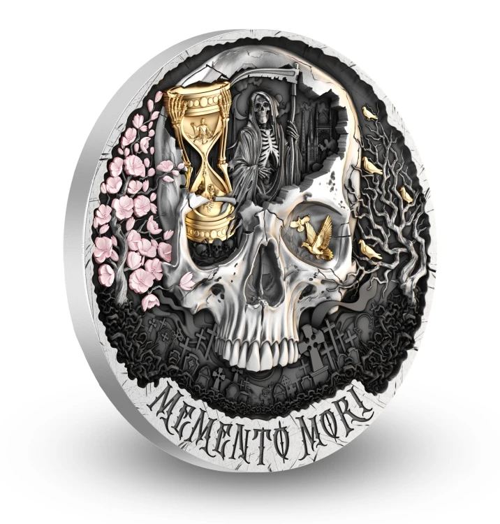 2000 Franków CFA, Memento Mori, Srebrna moneta