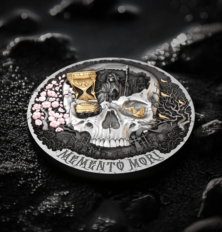 2000 Franków CFA, Memento Mori, Srebrna moneta
