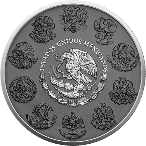 1 uncja, Silver Ring Mexico Libertad 2024, Srebrna moneta