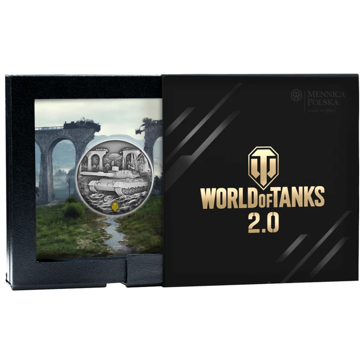 2 $, Leopard 120 Verbessert, Seria: World of Tanks, Srebrna moneta