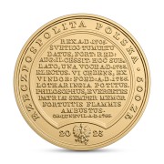 Złota moneta 500 zł Skarby Stanisława Augusta - Stanisław Leszczyński awers