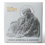 Srebrna moneta 5€ Święty Jan, Watykan