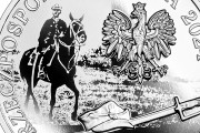 Srebrna moneta 10 zł Mjr Henryk Dobrzański „Hubal” detal