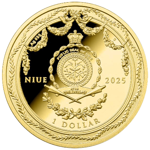 1 $, Złoty zegar stołowy, Srebrna moneta