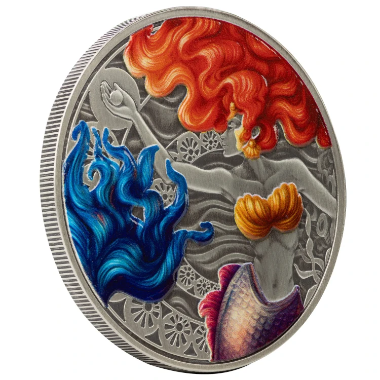 1 uncja, Mermaid & Pearl, Srebrna moneta, 2025