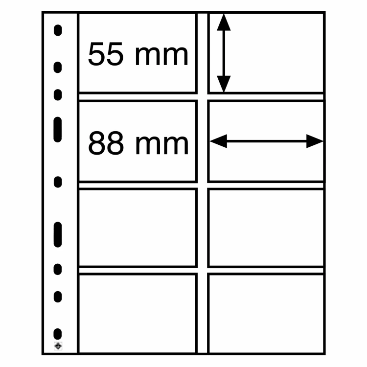 Karta strona Leuchtturm Optima 4V