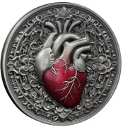 Moneta kolekcjonerska 5$ Serce Seria: Esencja rewers