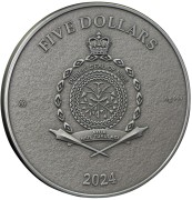 Moneta kolekcjonerska 5$ Serce Seria: Esencja awers