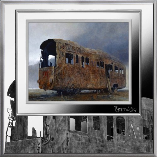 1000 franków CFA, Tramwaj, Zdzisław Beksiński, Srebrna moneta