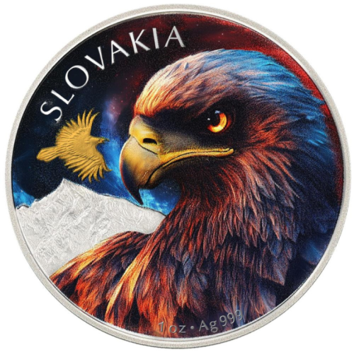 2$, Słowacki Orzeł, Seria: Cztery Żywioły, Srebrna moneta