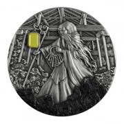 Srebrna moneta 5$ Skarbek - Duch Kopalni rewers