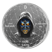 1000 satoshi, Bitcoin Silver Crab, Srebrna moneta