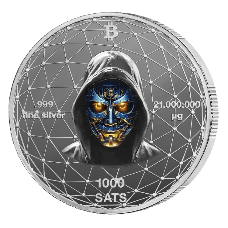 1000 satoshi, Bitcoin Silver Crab, Srebrna moneta