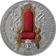 2000 franków CFA, Imperium Perskie, Seria: Dziedzictwo największych imperiów, Srebrna moneta