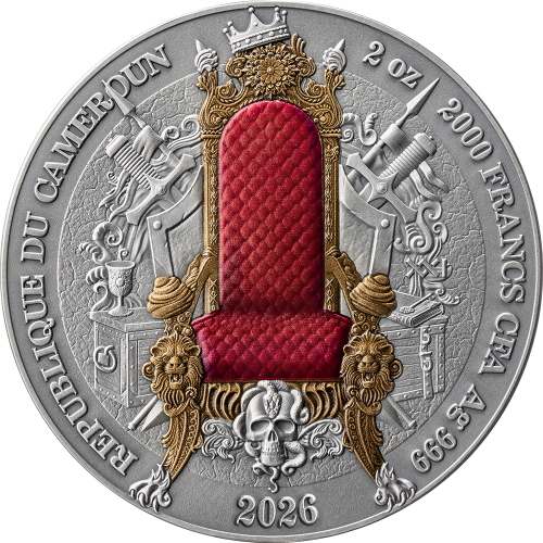 2000 franków CFA, Imperium Perskie, Seria: Dziedzictwo największych imperiów, Srebrna moneta