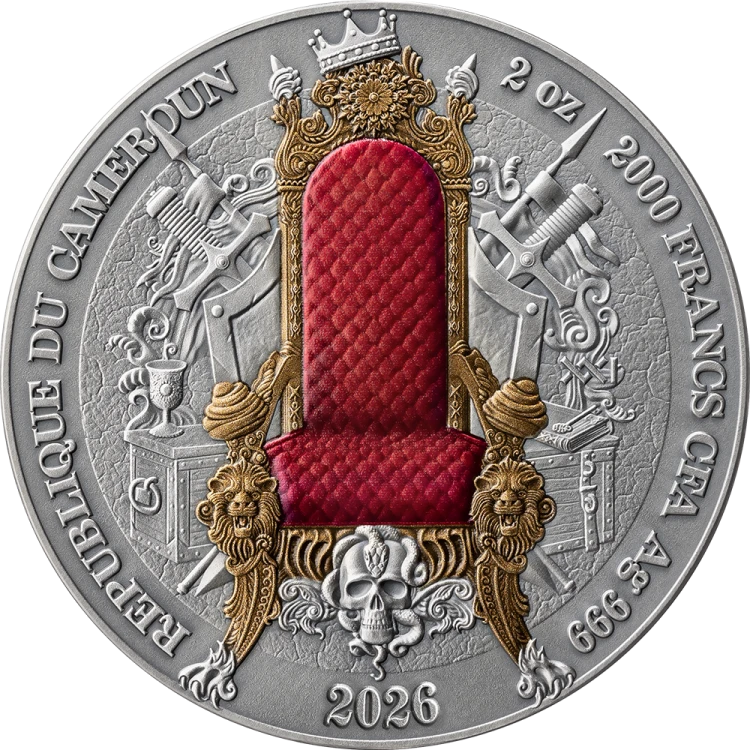2000 franków CFA, Imperium Perskie, Seria: Dziedzictwo największych imperiów, Srebrna moneta