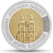 Moneta okolicznościowa 5 zł Odkryj Polskę Gościkowo-Paradyż - pocysterski zespół klasztorny rewers