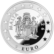 5 Euro, Majolika –Ofiara Noego (talerz), Srebrna moneta
