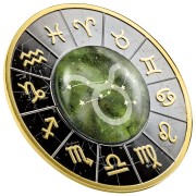 Srebrna moneta 500 CFA Znaki Zodiaku Byk 2023 rant