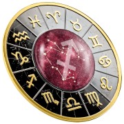 Srebrna moneta 500 CFA Strzelec, Seria: Znaki zodiaku 2023