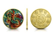 1 uncja, The Fractal Destiny Mexico Libertad, Srebrna moneta uszlachetniona