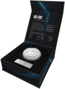 Srebrna moneta 1$ AC/DC certyfikat