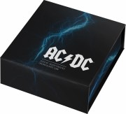 Srebrna moneta 1$ AC/DC etui