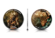 1 $, Afryka, Seria: Kontynenty, Srebrna moneta
