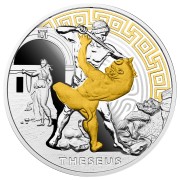 Srebrna moneta 1$ Tezeusz rewers