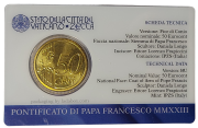 50 eurocentów, Watykan coincard nr 14, 2023