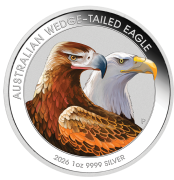 1 uncja, Wedge - Tailed Eagle, Srebrna moneta 2026