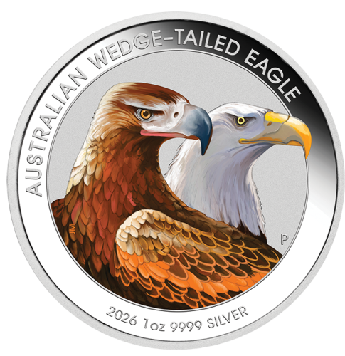 1 uncja, Wedge - Tailed Eagle, Srebrna moneta 2026