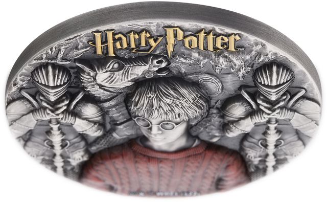 Srebrna moneta 5$ Harry Potter i Kamień Filozoficzny