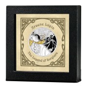 Srebrna moneta 1000 CFA Arsene Lupin ramka