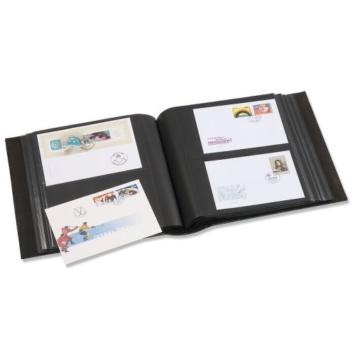 Album na 200 pocztówek listów FDC z etui Leuchtturm