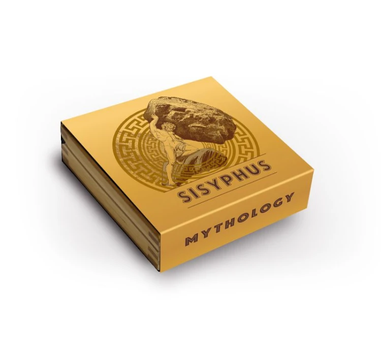 Srebrna moneta 5$ Syzyf, Seria: Mitologia