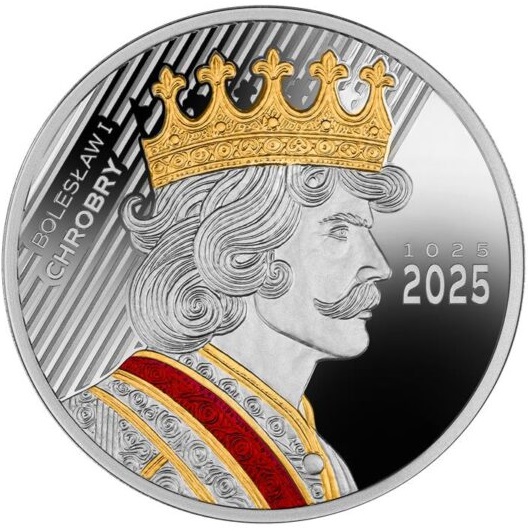Bolesław I Chrobry – Limitowana edycja z okazji 1000-lecia koronacji, Srebrny numizmat