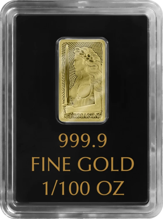 1/100 oz Sztabka złota Germania Mint