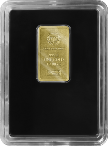 1/100 oz Sztabka złota Germania Mint