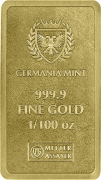 1/100 oz Sztabka złota Germania Mint