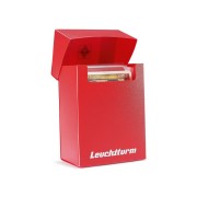 Pudełko na karty kolekcjonerskie TCG LEUCHTTURM 100 czerwony