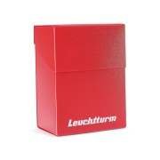 Pudełko na karty kolekcjonerskie TCG LEUCHTTURM 100 czerwony