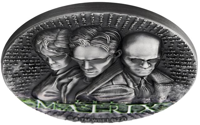 Srebrna moneta 5$ Matrix
