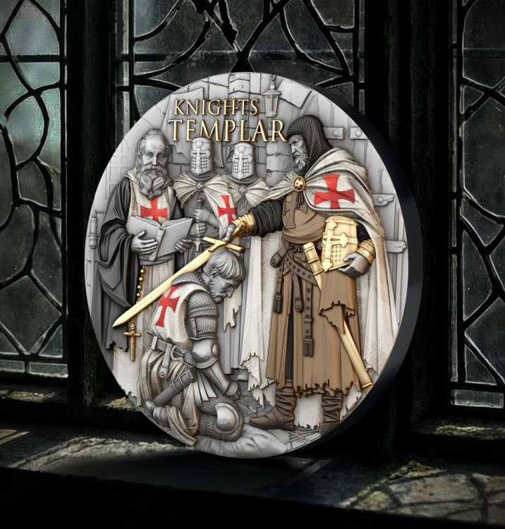 5$, Templariusze, Srebrna moneta