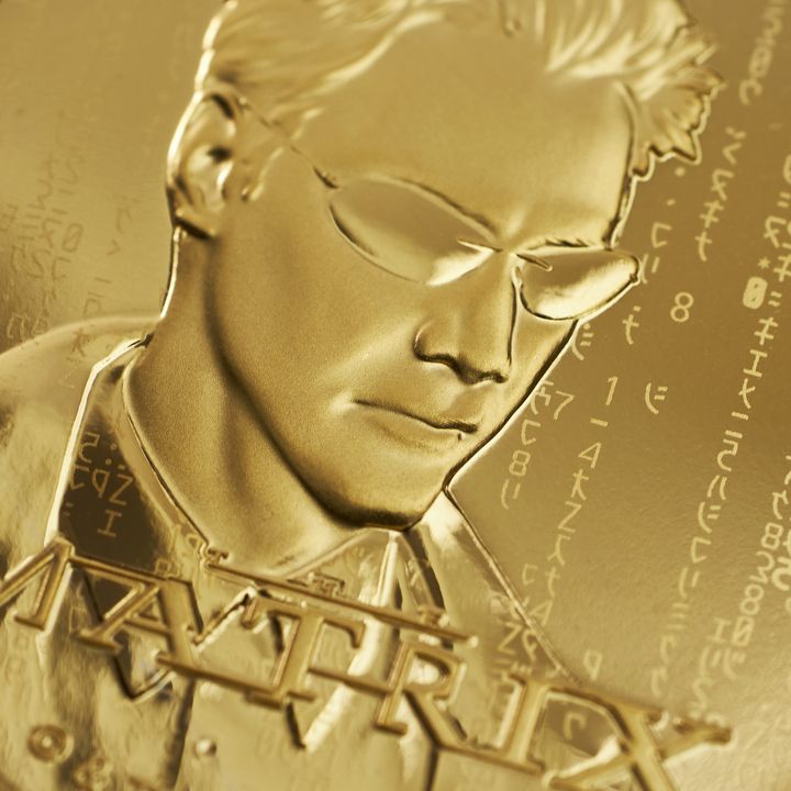 Złota moneta 10$ Matrix