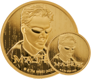 Złota moneta 10$ Matrix